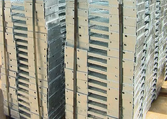 Grille en acier galvanisée à chaud pour plancher et tranchée