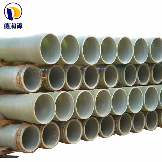 Tuyau Gre en fibre de verre FRP GRP en usine de Chine