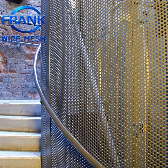 Grillage perforé augmenté par cuivre en aluminium décoratif de diamant en métal d'acier inoxydable