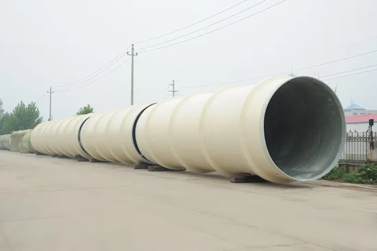 Tuyau et raccord en plastique FRP renforcé de fibre de verre