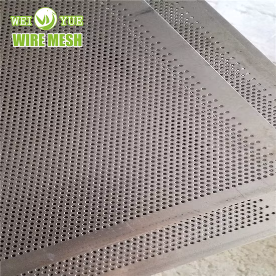 Plaque perforée en acier inoxydable 304 316/feuille de maille perforée/maille de trou de perforation